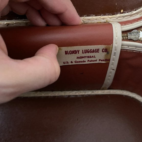 Classy Vintage/Antique Shoe Case Blondy Luggage Co. Montreal - Picture 3 of 3